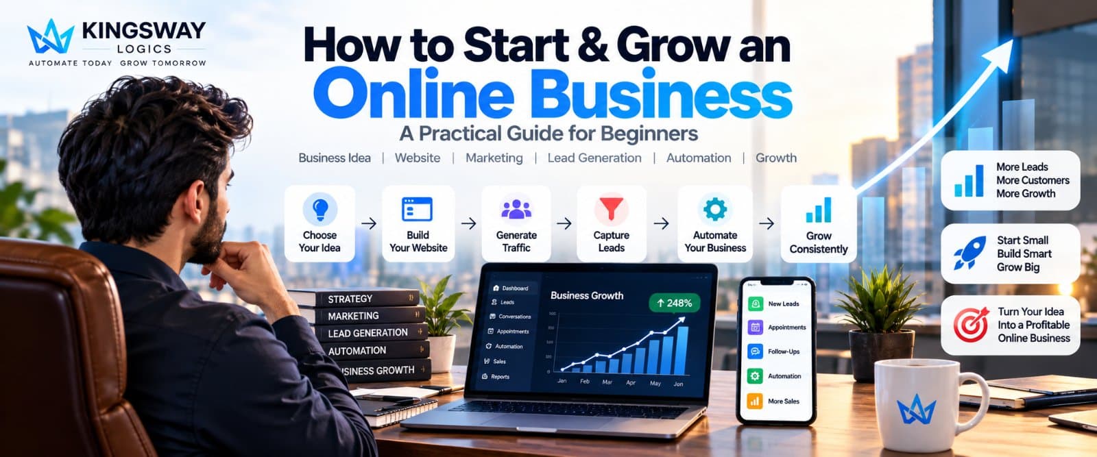 How to Start and Grow an Online Business: A Practical Guide for Beginners